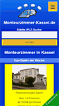 Mobile Screenshot of monteurzimmer-kassel.de