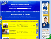 Tablet Screenshot of monteurzimmer-kassel.de